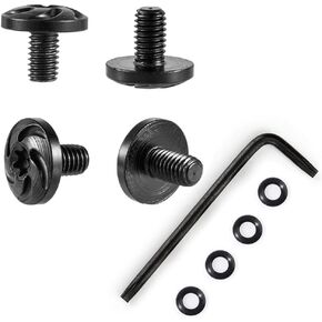 Cool Hand Customized Grips Screws for Beretta 92FS, M9, 92S, 92X, 92 Compact, 92A1, 96A1, 92 INOX, 4 Stainless Steel Screws, 4 O Rings, T10 Torx Key, Black/Silver/Gold/Rainbow Colors