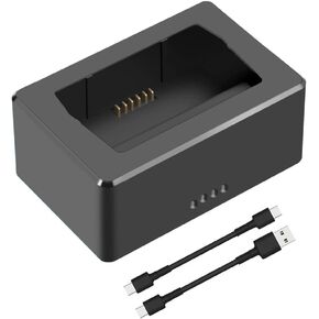 Taoke USB Battery Charger for Mavic Mini 3 Pro, Charging Hub with Two Charging Cables for D JI Mini 3 Pro/Mavic Mini 3, QC3.0 PD Fast Charging