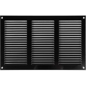 أنظمة التهوية مقاس 30.48 سم × 20.32 سم (الأبعاد الإجمالية) عبوة من قطعتين - أنثراسايت - غطاء قناة تهوية الهواء، شواية إرجاع معدنية مع شاشة حماية مدمجة من الآفات، غطاء قناة تهوية HVAC لتحسين المنزل in Kuwait