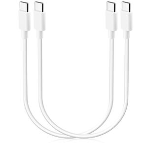 Charger Cord for iPhone 15/16, 15 Pro / 16 Pro, Short USB C Cable 1 ft, 2-Pack