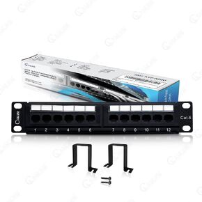 NewYork Cables® Cat6 48 Port Patch Panel - 2U Rack-Mount Design, Unshielded Ports, Color-Coded Labels – Perfect Ethernet Patch Panel for Data Centers, Large-Scale Enterprises & IT Network Optimization