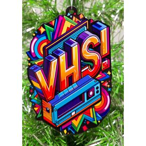 Retro Ornament VHS Ornament