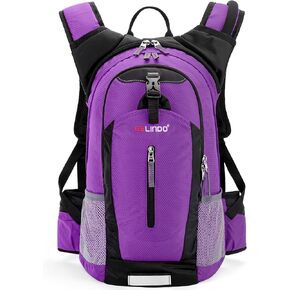 GELINDO Insulated Hiking Hydration Backpack - Hiking Hydration Pack with 2.5L Water Bladder - Insulated Water Backpack with Bladder for Hiking