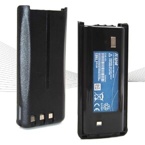 elxjar (2-Pack) 7.4V 2000mAh KNB-45L Li-ion Battery Replacement for Kenwood Radio TK2200 TK3200 TK3300 TK3400 TK-2307 TK3307 TK2206 TK3206 TK2406 TK2312 TK3312 NX240 NX340 NX348