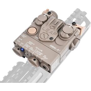 NOBUHIRO Tactical DBAL-A2 Type Props Model Toys Without Lighting Function/Battery Compartment, Only for Decoration, Fit for 20mm Picatinny Rail