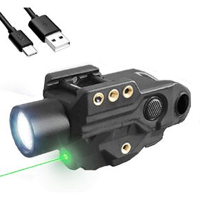 FLG-9T Low Profile Rechargeable Flashlight Green Laser Sight Combo