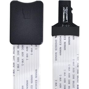 xiwai Micro-SD TF Memory Card Kit Male to TF Female Extension Soft Flat FPC Cable Extender 25cm