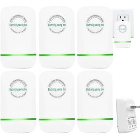 Power Saver Electricity Saving Device Save Electricity,Energy Saving Device,Save Electricity Saving Box US Plug 90V-250V 30KW,Gift for Men/Women (6 Pack)