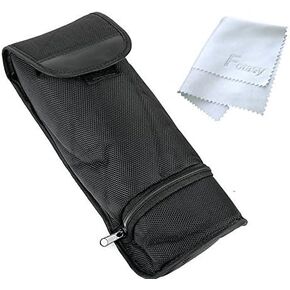 Fotasy Ultra Light Portable Flash Case, Speedlite Case Holder for Canon Metz Nikon Nissan Pentax Sony Flashes Speedlites Case for Flash Diffuser Batteries