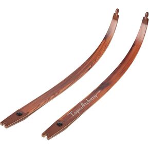 TOPARCHERY 60" 62" Archery Takedown Hunting Recurve Bow Limbs Replacements 25-60lbs ILF Bow Limbs for 17/19 inch risers for Recurve Bow Tradition Hunting and Target Shooting