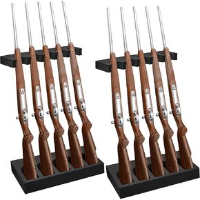 2 Sets Foam Gun Rack Gun Safe Accessory Universal Gun Safe Organizer with Magnetic Strip and Holder for Butt Stocks Shotgun Rifle Rack Rifle Rest Holder for Metal Gun Storage Gun Cabinet Gifts