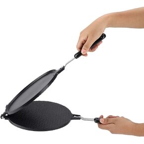 Egg Roll Maker, Household Kitchen Gas Non-Stick Egg Roll Waffle Cone Maker Pan Mold Press Plate Baking Tool Waffle Irons Machine