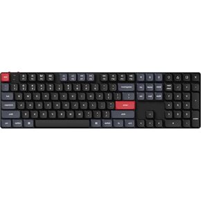 Keychron K5 Pro Wireless QMK/VIA Custom Mechanical Keyboard, 100% Full Size Layout 108 Key Programmable, Ultra-Slim RGB Backlit Low Profile Gateron Brown Switch Bluetooth/Wired for Mac Windows Linux