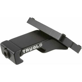 TruGlo TG8976B Ambidextrous Offset Universal Red Dot Firearm Sight Mount Fits Picatinny or Weaver with Interchangeable Plate, Black