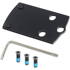 ohhunt Red Dot Mount Plate Adapter Mount for holosun 407K/507K for Glock 43X 48 MOS Hellcat OSP Picatinny