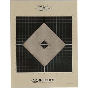 IR.Tools Upright Thermal Zeroing Target - Outdoor/Indoor Zeroing Targets for Your Thermal Scope, No Angle Needed