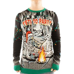 Ugly Christmas Party Knitted Ugly Christmas Sweater for Men and Women - Reindeer & Animals