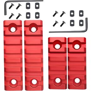Gotical Combo 5-Slot 7-Slot Rail Picatinny Rail Section Adapter Super Value Pack with Set of Screws Picatinny Rail Combo Accessory
