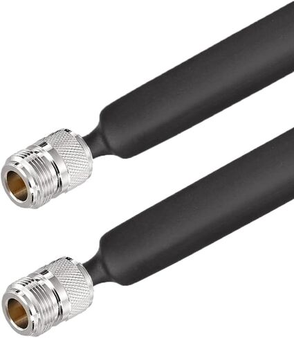 Window Pass Through Flat Coaxial Cable SMA Male to SMA Female Jack Adapter 12 inches in Kuwait