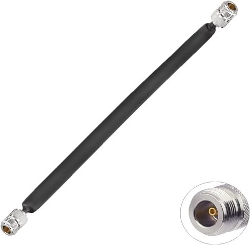 Window Pass Through Flat Coaxial Cable SMA Male to SMA Female Jack Adapter 12 inches in Kuwait