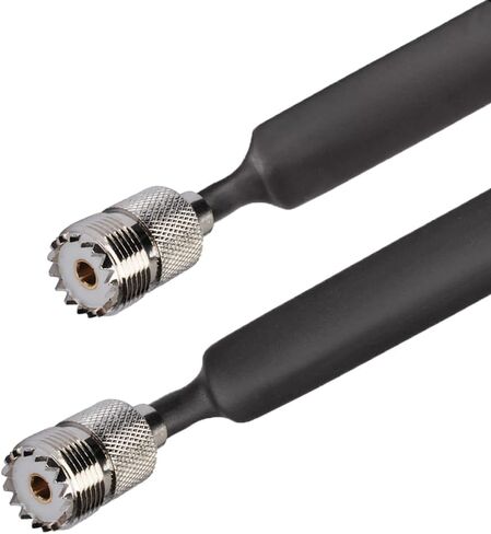 Window Pass Through Flat Coaxial Cable SMA Male to SMA Female Jack Adapter 12 inches in Kuwait