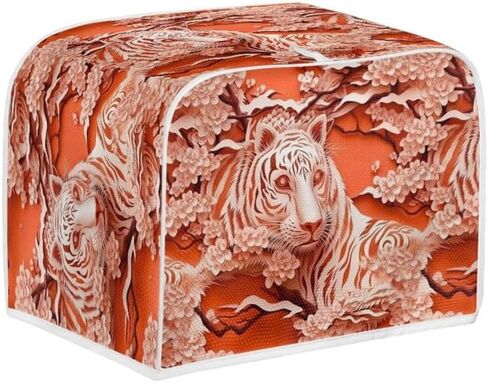 4 Slice Toaster Cover Van Gogh Style Sunflower Plus Size Toaster Dust Cover Oil Painting Flowers Yellow Microwave Oven Cover Dust and Fingerprint Protection in Saudi Arabia