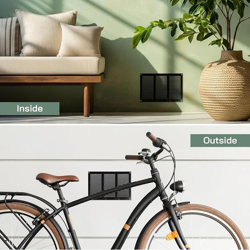 أنظمة التهوية مقاس 30.48 سم × 20.32 سم (الأبعاد الإجمالية) عبوة من قطعتين - أنثراسايت - غطاء قناة تهوية الهواء، شواية إرجاع معدنية مع شاشة حماية مدمجة من الآفات، غطاء قناة تهوية HVAC لتحسين المنزل in Kuwait