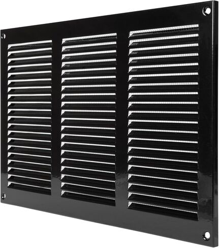 أنظمة التهوية مقاس 30.48 سم × 20.32 سم (الأبعاد الإجمالية) عبوة من قطعتين - أنثراسايت - غطاء قناة تهوية الهواء، شواية إرجاع معدنية مع شاشة حماية مدمجة من الآفات، غطاء قناة تهوية HVAC لتحسين المنزل in Kuwait