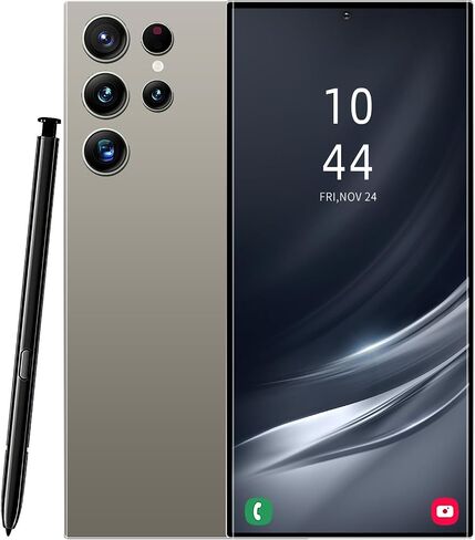 S24U Unlocked Phone,Android 14.0 Cell Phones,8+256GB Smartphone,Support Dual SIM Dual Standby Face Recognition 6800mAh Ultra Long Life Battery.(Grey) in Saudi Arabia