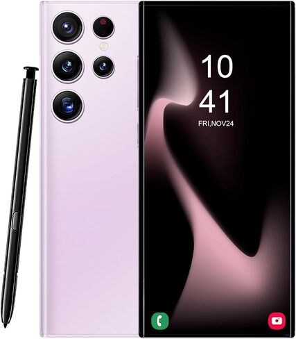 S24U Unlocked Phone,Android 14.0 Cell Phones,8+256GB Smartphone,Support Dual SIM Dual Standby Face Recognition 6800mAh Ultra Long Life Battery.(Grey) in Saudi Arabia