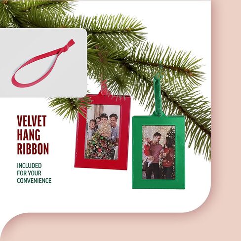Klikel Hanging Picture Frame Ornaments - Set of 8 2x3 Black Hanging Photo Frame in Kuwait