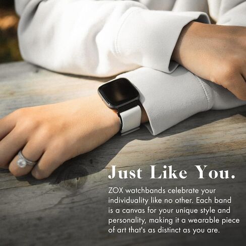 ZOX Inspirational & Motivational Android Watch Band – Uplifting, Stretch Watch Bands with Positive Affirmations made from Recycled Plastic – Gifts for Men, Women & Kids in Kuwait
