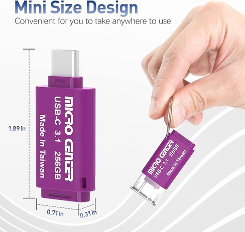 INLAND Micro Center Super Speed 2 Pack 64GB Type-C USB 3.0/USB 3.1 Gen 1 Mini Flash Drive Memory Stick Thumb Drive in Kuwait
