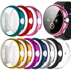 Wugongyan Case Compatible with Google Pixel Watch 3 41mm 2024/Pixel Watch 2/Pixel Watch Screen Protector Case Soft TPU Face Cover for Pixel Watch 3/2 (10-Pack,Pixel Watch 1/2/3 41mm) in Kuwait