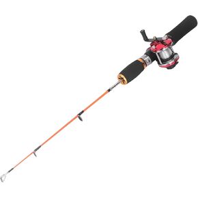 Ice Fishing Rod Reel Combo, 56cm Ice Fishing Rod Fishing Reel with Fishing Line for Outdoor Fishing