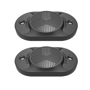 Gun Magnet Mount for Car Truck Desk Safe Vehicle and Wall, Concealed Magnetic Gun Holder Rubber Coated with Adhesive Backing and Screws,30 lb Rating - 2 Pack