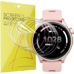 Compatible for Cubitt Aura Pro Smartwatch Screen Protector, [6 Pack] Full Coverage TPU Clear Film Compatible for Cubitt Aura/Aura Pro Smartwatch (Aura Pro-film)