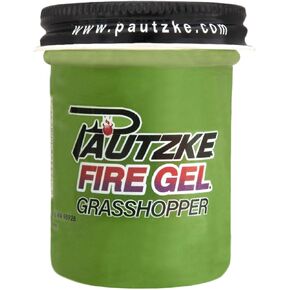 PAUTZKE'S Bait Co. Fire Gel - Grasshopper Scent, 1.65 oz - Professional Strength Fishing Attractant for Flies, Lures, and Bait - Versatile & Easy to Apply