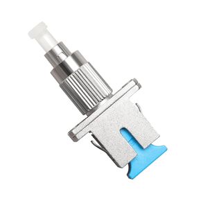 QIANRENON FC to SC Singlemode Fibre Interface Adapter SM 9/125μm FC/UPC Male to SC/UPC Female Hybrid Fibre Simplex Converter Coupler, for FTTH Red Light Pen Optical Power Meter Patchcord Pigtail