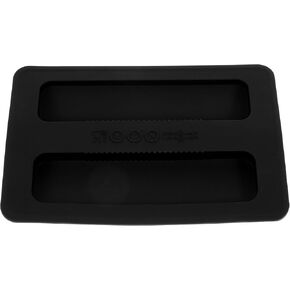 BESTonZON Silicone Toaster Dust Covers 2 Slice Toaster Lid Electric Bread Maker Upper Covers Toaster Appliance Top Covers for Bread Machine Part Accessories Black