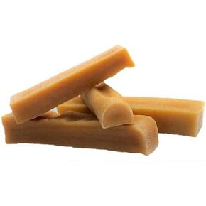 Authentic Himalayan Natural Dog Cheese Chew (Pack of 4 Large & XLarge Chews), Premium Organic Yak Chew, Keeps Your Dog Busy, Ideal for Indoors and Outdoors Use