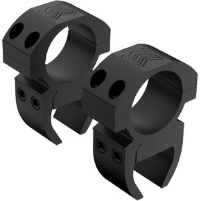 Monstrum Dovetail (11 mm / 3/8 inch) Scope Rings V2 | High Profile with See-Through Base | 1 inch Diameter