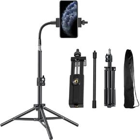 Pixel 20inch Phone Tripod for iPhone Cell Phone Stand Video Recording, Vlogging/Streaming/Photography Smartphone Tripod Stand Sturdy and Lightweight Stand