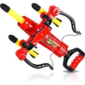 ArtCreativity Monstrous Bow and Arrow Set – 12 inches Big - Includes 1 Bow and 3 Foam Arrows - Slingshot Toy - Amazing Summer Gift from Moms for Kids Ages 3+
