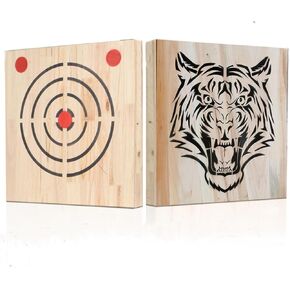 Axe Throwing Wooden Target with Handles