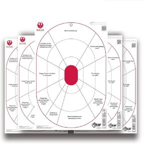 Allen Company Ruger® Paper Shooting Targets, Handgun Trainer, 12" W x 18" H, 20-Targets Per Pack