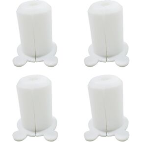 Wall Bushing for Hide TV, Starlink Ethernet Cable Wire Wall Penetration Gromment Hole 1 inch, Cute Ear Cover Tube Sleeve 4 PCS