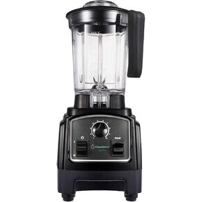 Cleanblend Ultra Blender, Low Profile Blender for Shakes and Smoothies - 40oz Compact Countertop Smoothie Blender/Maker - 8-Blade Stainless Steel, 1,000 Watt Motor, BPA-Free Tamper Wand Included (Red)