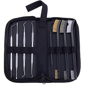 BOOSTEADY Stainless Steel Gunsmith Armorer Pick Set Cleaning Picks & Double-End Brushes