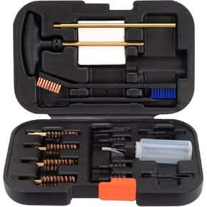 Raiseek Elite Version Pistol Cleaning Kit 9mm/.357.22.45.40 Caliber Gun Cleaning Kit and Handgun Cleaning Kit Portable Brass Brush with Case